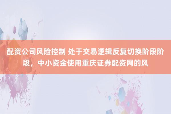 配资公司风险控制 处于交易逻辑反复切换阶段阶段,中小资金使用重庆证券配资网的风
