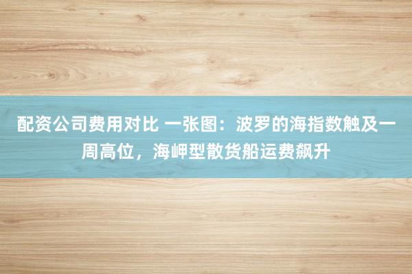 配资公司费用对比 一张图：波罗的海指数触及一周高位，海岬型散货船运费飙升